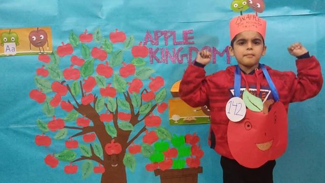 An Apple a day keeps a Doctor away - poem with theme & props-kids performance for school competitio смотреть онлайн
