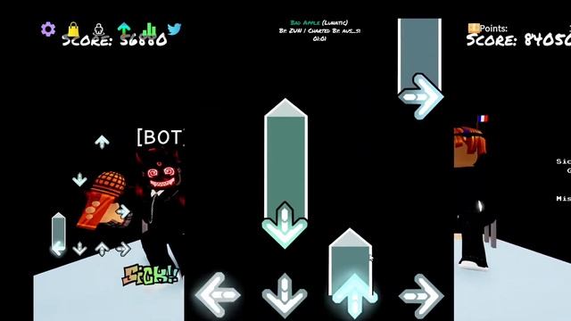 “Bad Apple” right side lunatic Fc | Funky Friday смотреть онлайн