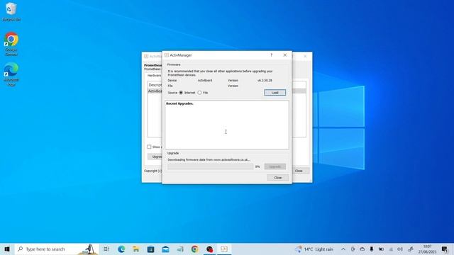 How do I upgrade the firmware on an ActivBoard Touch? смотреть онлайн