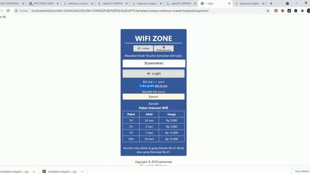 modifier la page d'accueil wifi zone, hotspot, portail captif sur un routeur Mikrotik смотреть онлайн