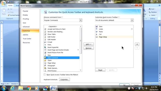 How to Customize Quick Access Toolbar in MS Word 2007 ||Add and Remove Tools in Quick Access Toolba смотреть онлайн