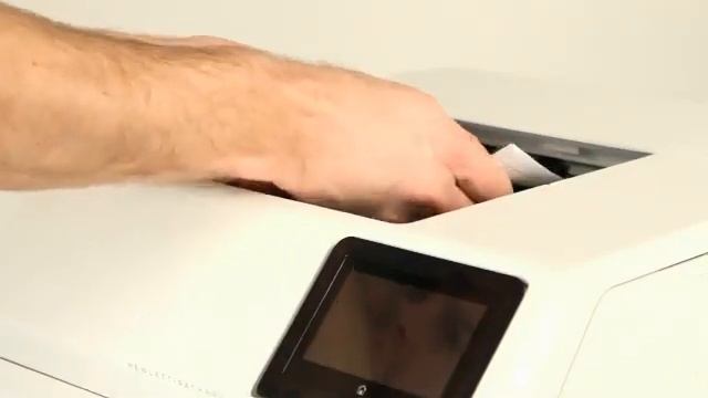 Clear Paper Jam in the Output Bin | HP LaserJet Enterprise M604, M605, M606 Printers | HP смотреть онлайн