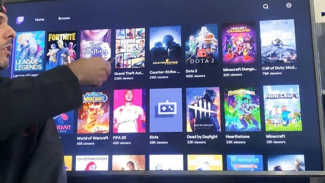 Twitch p/ TV Smart LG UK6510 смотреть онлайн