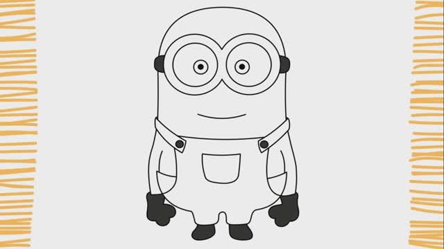 Как нарисовать МИНЬОНА смотреть онлайн
