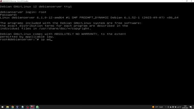 Instal Debian 12,Config IP, and ssh смотреть онлайн