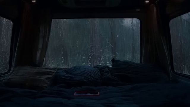 Звук дождя в машине. Глубокий сон за 5 минут. Видео от бессонницы смотреть онлайн