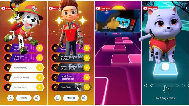 PAW Patrol All Video Megamix: Marshall vs Ryder vs Rubble vs Cats смотреть онлайн