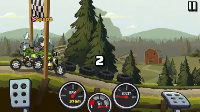 Hill Climb Racing 2 - Moonlander mode change смотреть онлайн