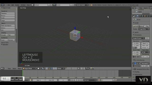 [Blender 2.6] Fps game tutorial #2.1 смотреть онлайн
