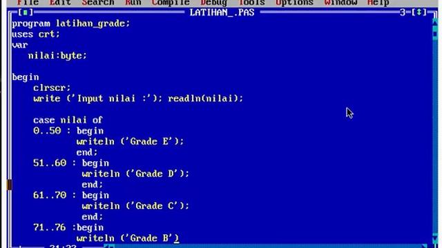 4.1. Free Pascal Tutorial - Case Of - Tantangan (Bahasa) смотреть онлайн