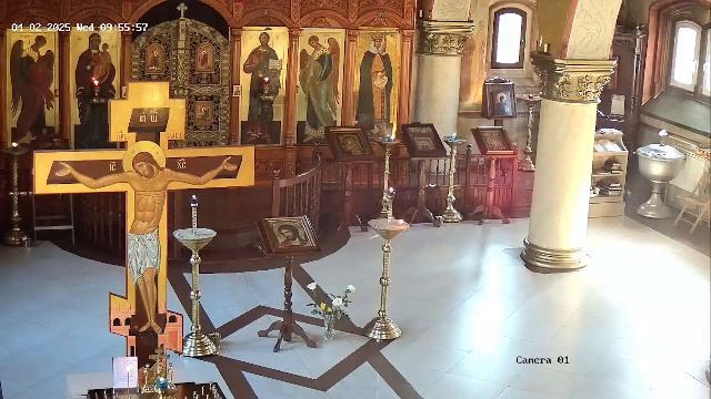 Великопостные богослужения и литургия Преждеосвященных Даров. 2.04.2025 в 8-00. смотреть онлайн