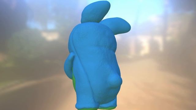 Bunny Model. iPad Nomad Sculpt. смотреть онлайн