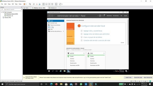 AD DS DNS y DHCP en Windows Server 2016 смотреть онлайн