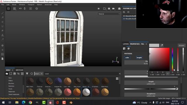 HAUNTED HOSPITAL (PART 8): ARCHED WINDOW TEXTURING IN SUBSTANCE PAINTER смотреть онлайн