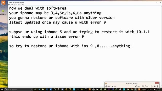 Restore Error 9 Fix itunes iphone(4/5/5s/6/6s..or any)!! 100%working by ash смотреть онлайн
