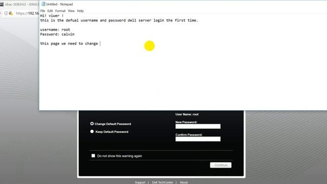 Quickly Login to iDRAC Dell Server with Default username and Password смотреть онлайн