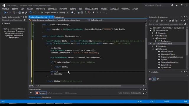 Acceso a Datos método SELECT ASP.NET ORACLE 11G. смотреть онлайн
