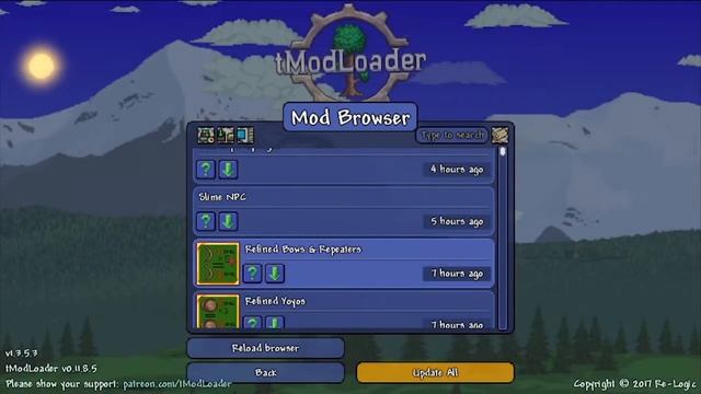 آموزش نصب مود و دانلود TmodLoader смотреть онлайн