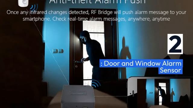 Review SONOFF 433MHZ RF Bridge Wifi door window motion sensor DW1 wireless detector PIR2 433 remote смотреть онлайн