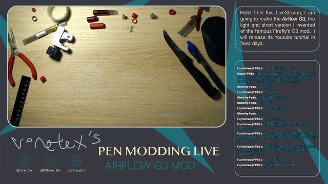 PEN MODDING LIVE 10 - The AIRFLOW G3 смотреть онлайн