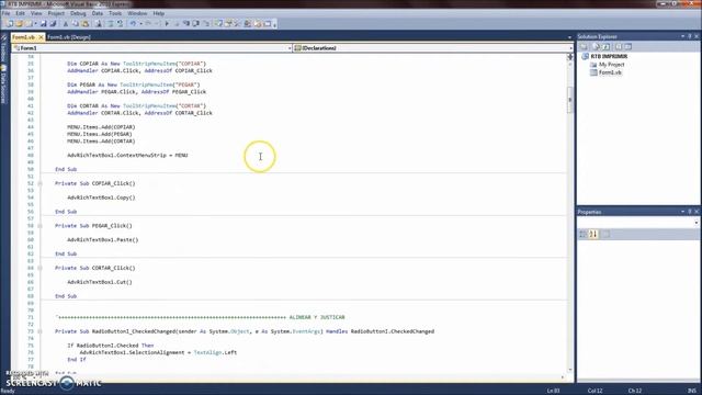RichTextBox Imprimir y Algunas Cosas Mas con VB.NET смотреть онлайн