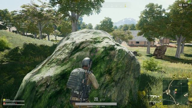 PLAYERUNKNOWN'S BATTLEGROUNDS: Single kill | Снято с помощью GeForce смотреть онлайн
