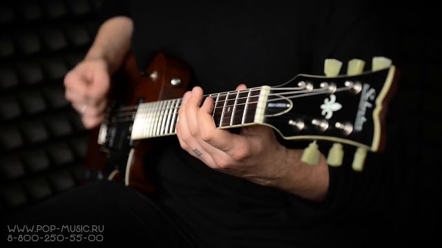 SCHECTER SOLO II SPECIAL - новый интересный LES PAUL с датчиками Schecter USA V-90 смотреть онлайн