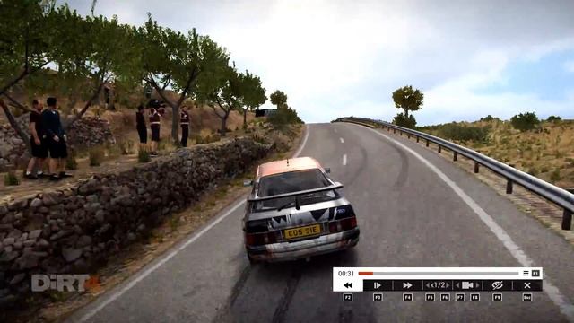 DIRT 4 Stunt Barrel Roll in Spain, Tarragona Rally смотреть онлайн