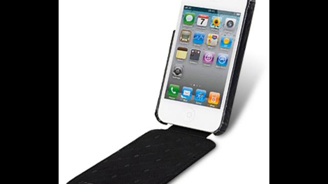 Melkco Leather Case for Apple iPhone 4S - Jacka Type (Ostrich Print pattern - Black).wmv смотреть онлайн