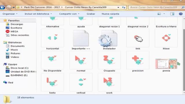 El Mejor Pack de Cursores Para Windows 7/8/8.1/10 2018 смотреть онлайн
