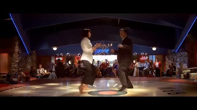 Mia Wallace And Vincent Vega Dance Surfin Bird