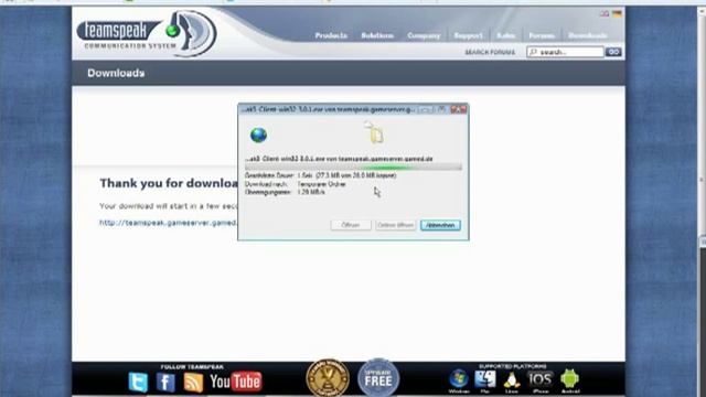 [Tutorial] Teamspeak 3 Installation auf Windows Vista Deutsch смотреть онлайн