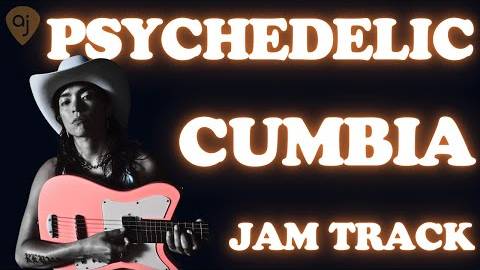 Psychedelic Cumbia Jam Track ｜ Guitar Backing Track In E Minor