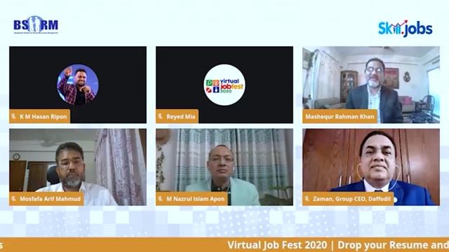 Press Conference: Virtual Job Fest 2020 (https://vjf.skill.jobs) Organized by Skill Jobs & BSHRM смотреть онлайн