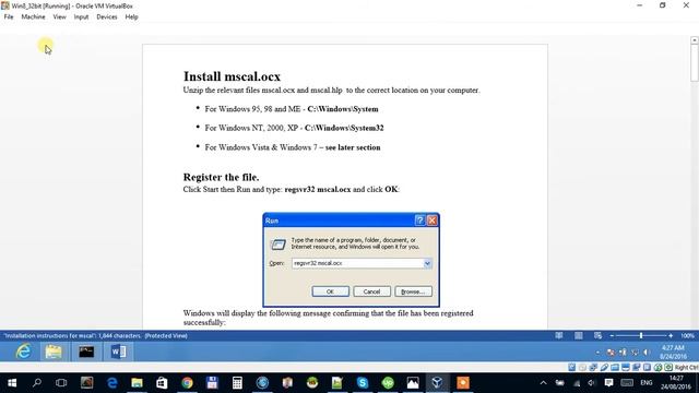 how to enable calendar old activex mscal.ocx смотреть онлайн