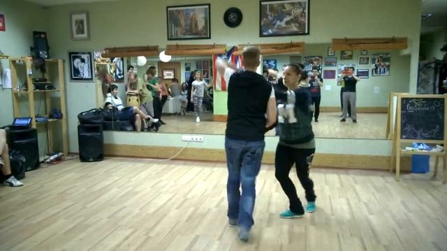 Сальса продолжающие+. Стас Швецов и Оля Самойлова  27 апреля 2015