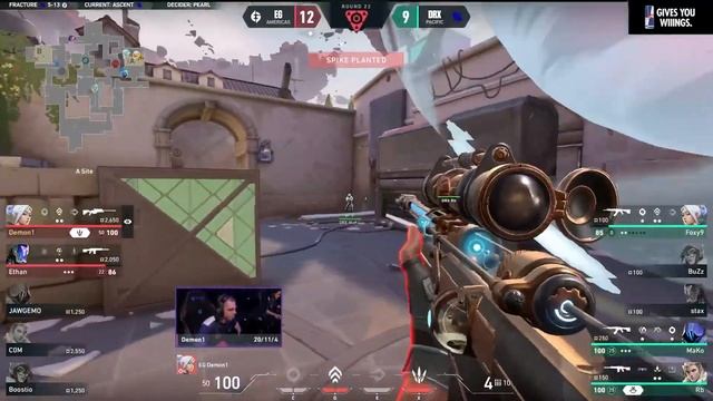 EG Demon1 3k in the last round vs DRX | VCT Masters Tokyo смотреть онлайн