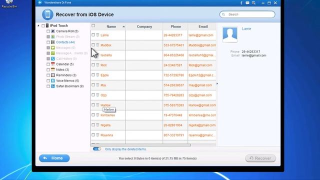iPod/iPad/iPhone Data Recovery: How to Recover iPod Touch Data directly Without iTunes? смотреть онлайн