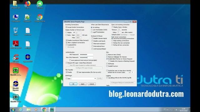 Como Fazer Acesso Remoto Windows com Ultravnc Server - Dicas do Léo смотреть онлайн