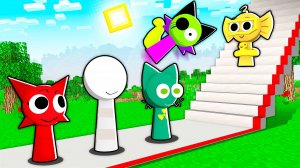 КТО ПРЫГНЕТ ДАЛЬШЕ ИЗ НОВЫХ СПРАНКИ PYRAMIXED В МАЙНКРАФТ МОД МУЛЬТИК