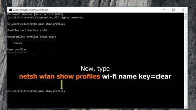Find WiFi Password in windows through cmd смотреть онлайн