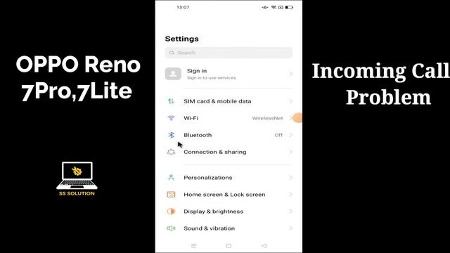 Oppo Reno 7 Pro, Lite incoming call not working || Call not showing on display смотреть онлайн