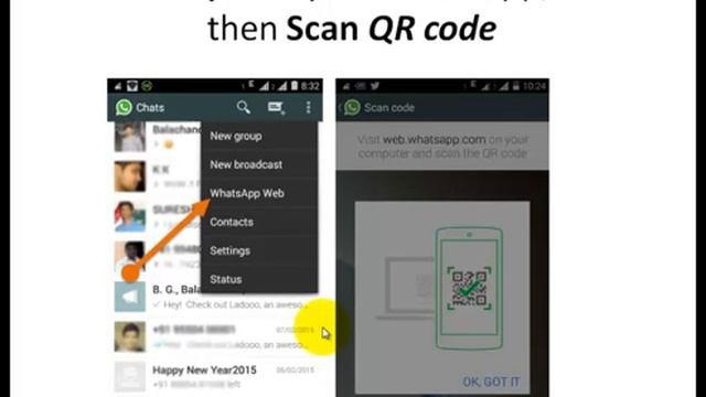 Whatsapp messenger web version for Google chrome смотреть онлайн