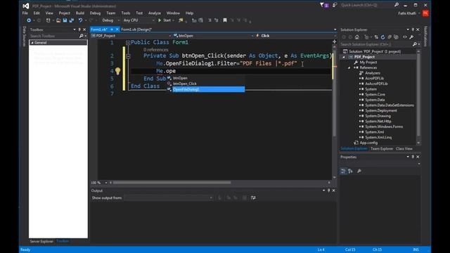 Lesson 33 Open PDF Files in VB.Net смотреть онлайн