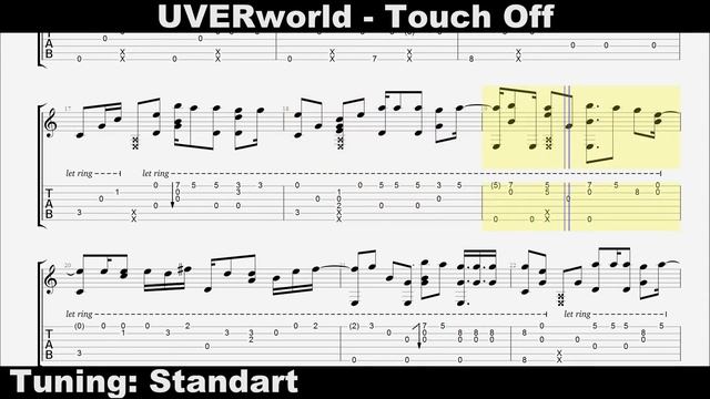 UVERworld - Touch Off - Yakusoku no Neverland OP [Fingerstyle TAB] смотреть онлайн