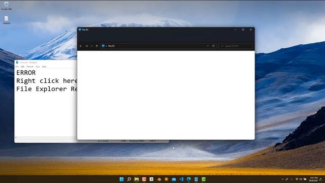 Windows 11, File Explorer error смотреть онлайн