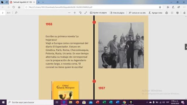 Lìnea de tiempo muy completa sobre Gabo. смотреть онлайн