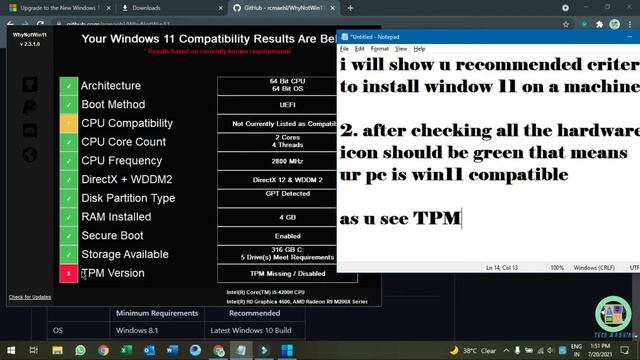 HOW TO CHECK WINDOWS 11 COMPATIBILITY AND DOWNLOAD l WINDOWS 11 HOME UPGRADE смотреть онлайн