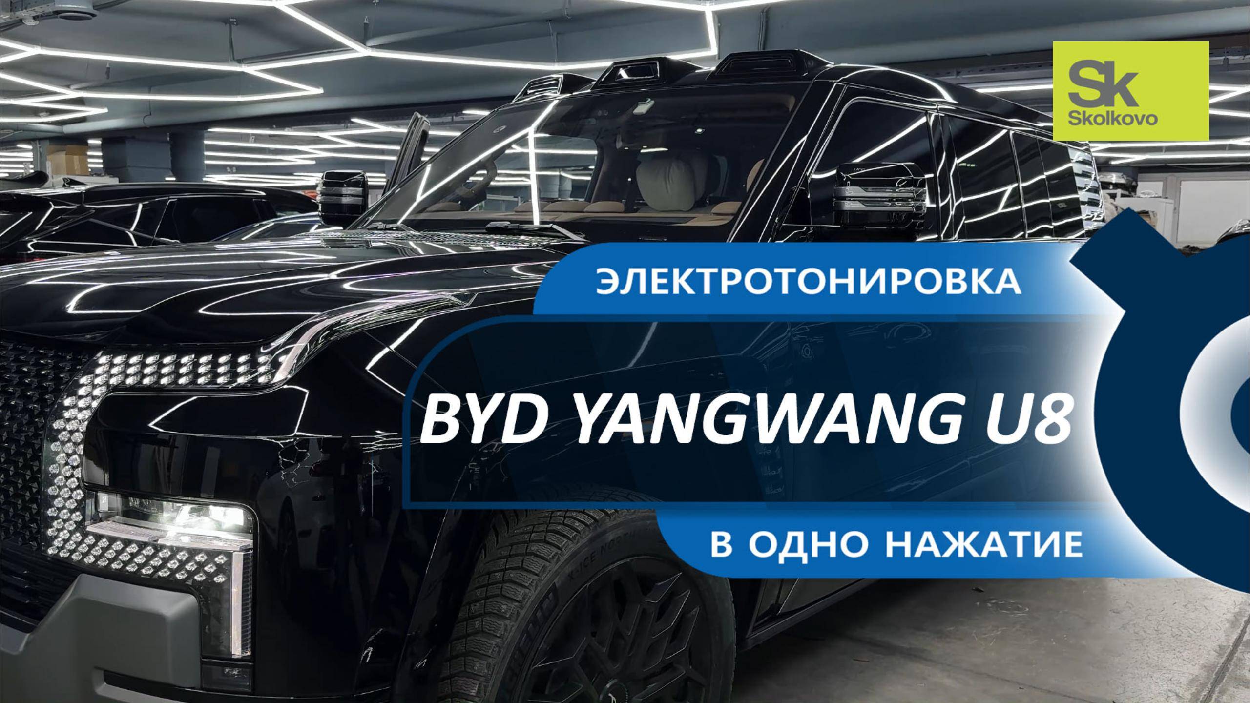 Двойные стекла с электротонировкой для BYD YANGWANG U8