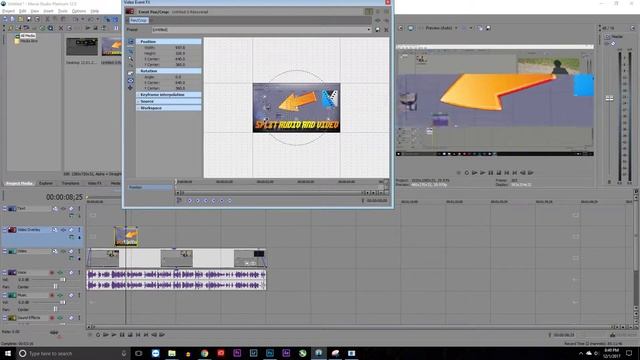 How to Make a Picture Overlay in Vegas Pro 15 смотреть онлайн